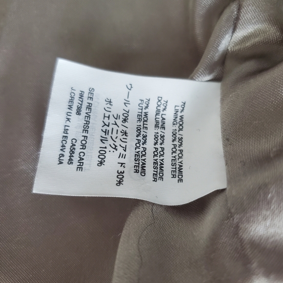 J.Crew Cocoon Coat Size 0 - Picture 15 of 15